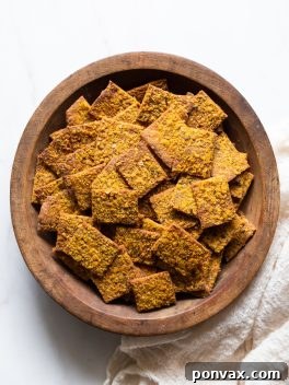 Artisan Gluten-Free Sourdough Crisps 6 Gluten-Free Sourdough Discard Crackers, a savory and crispy snack.