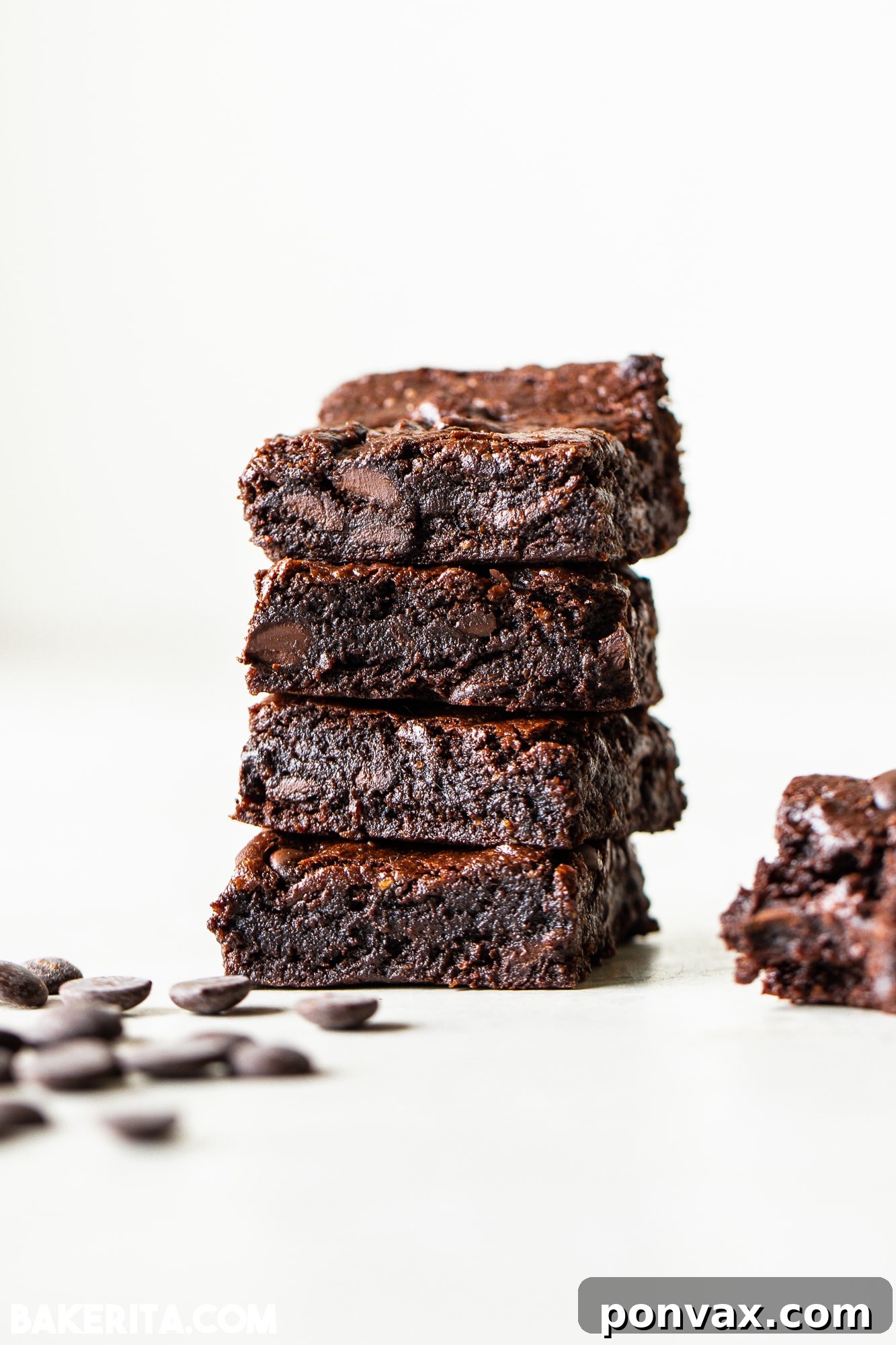 Ultimate Fudgy Vegan Gluten-Free Brownies 5 Bowl of thick, glossy vegan gluten-free brownie batter, ready for dry ingredients.