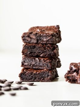 Ultimate Fudgy Vegan Gluten-Free Brownies 8 The full recipe card image for Vegan Gluten-Free Brownies.