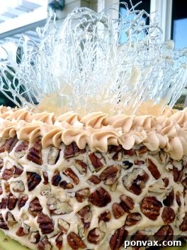 Apple Spice Layer Cake with Caramel Buttercream