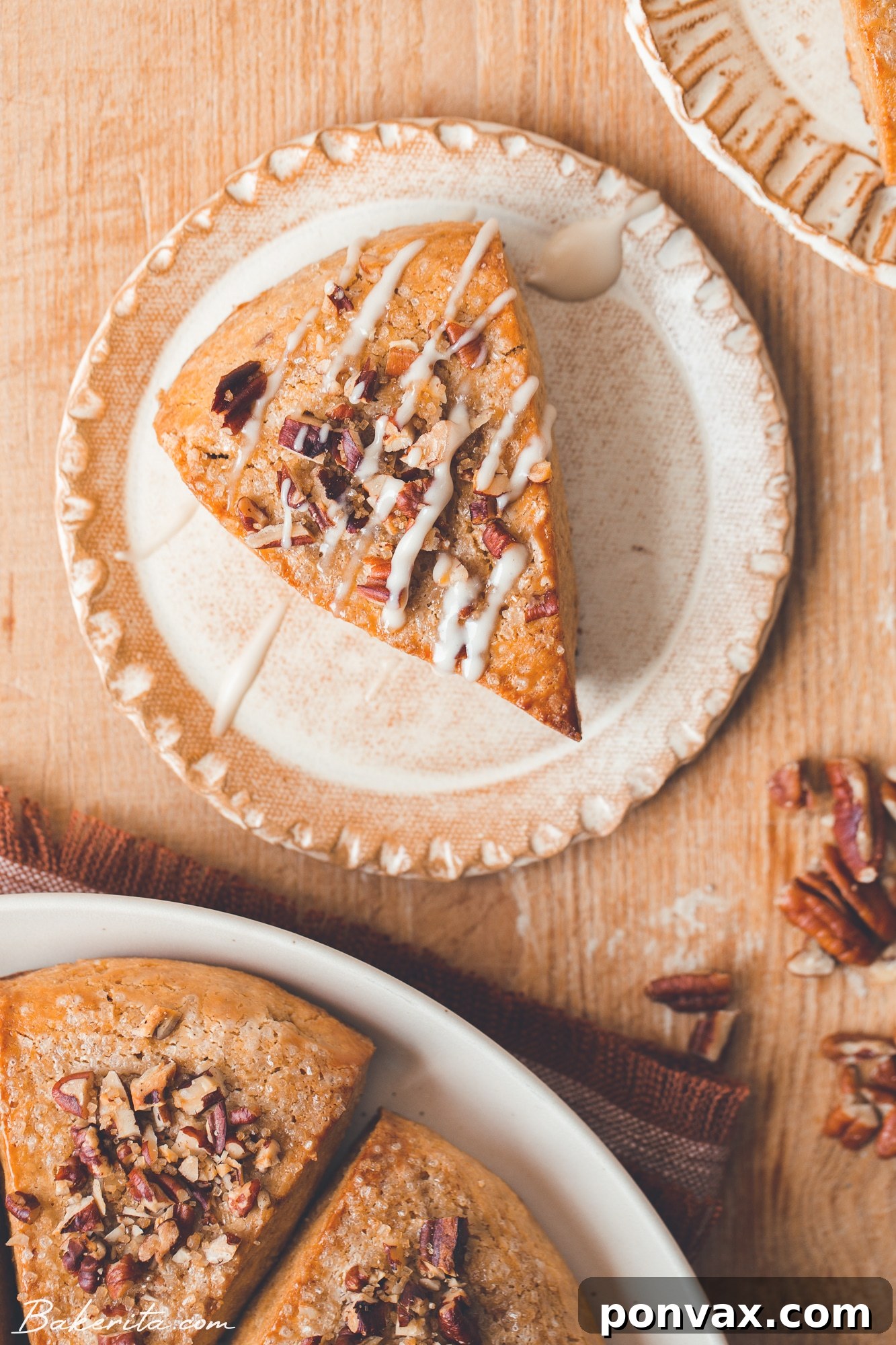 Ingredients for Gluten-Free Vegan Pumpkin Scones laid out, including flours, spices, pumpkin puree, coconut oil, and pecans.