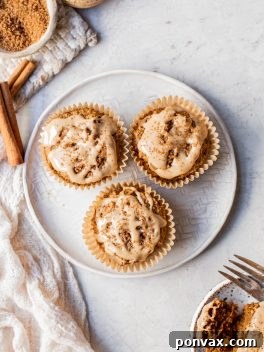 Beautifully presented Gluten-Free Vegan Chai Muffins, glazed and ready to enjoy.