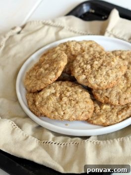 White Chocolate Oatmeal Cookies