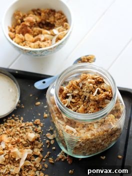 Paradise Coconut Macadamia Granola 6 Coconut Macadamia Nut Granola Recipe Image