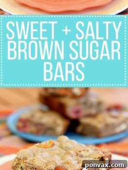 Golden Sweet & Salty Brown Sugar Delights 3 Chewy Sweet & Salty Brown Sugar Bars