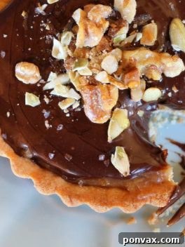 Chocolate Date Caramel Tart