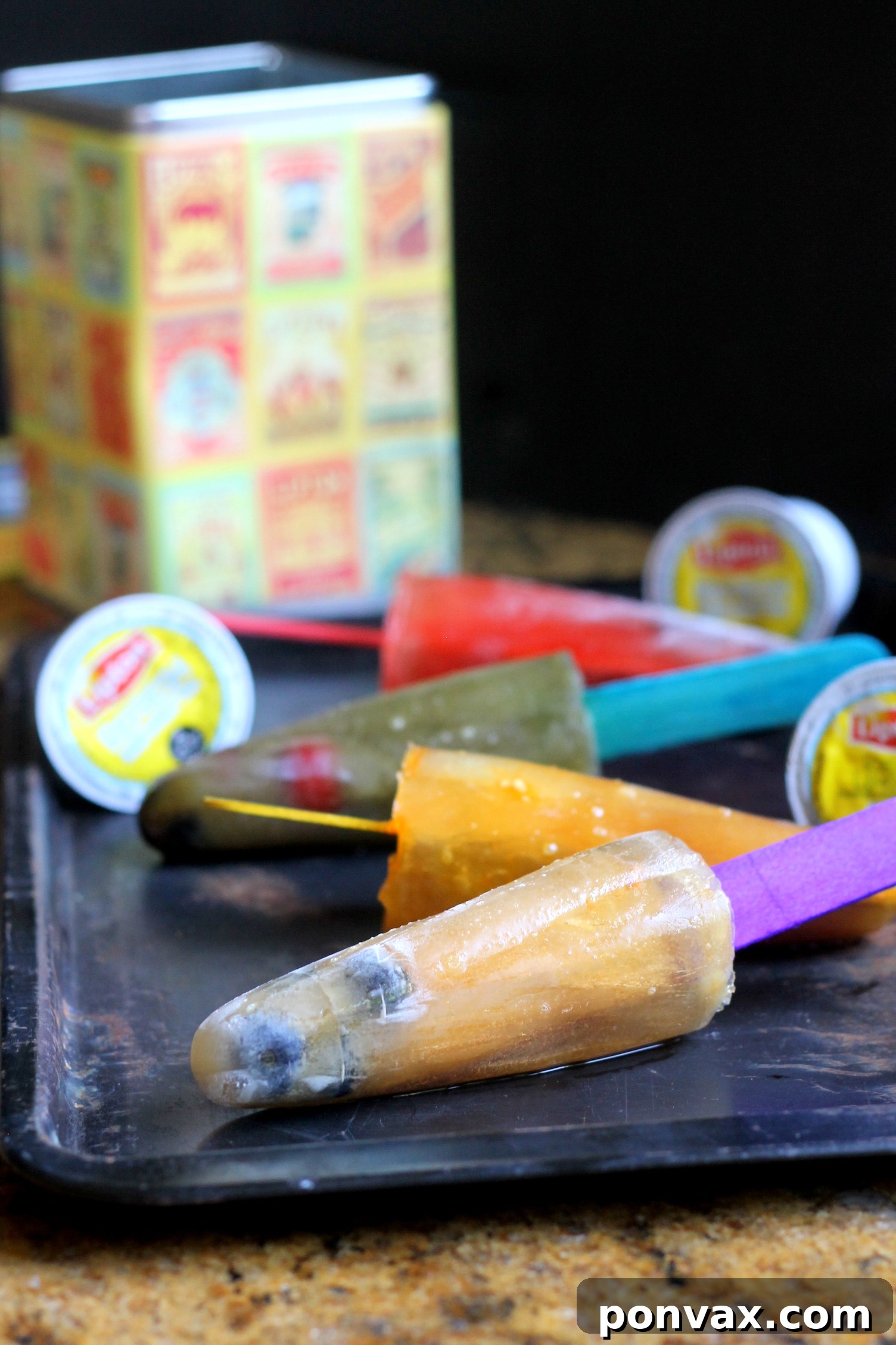 Refreshing Lipton Iced Tea Popsicles with Lipton Iced Tea K-Cups