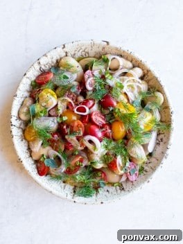 Herby Marinated White Bean Salad