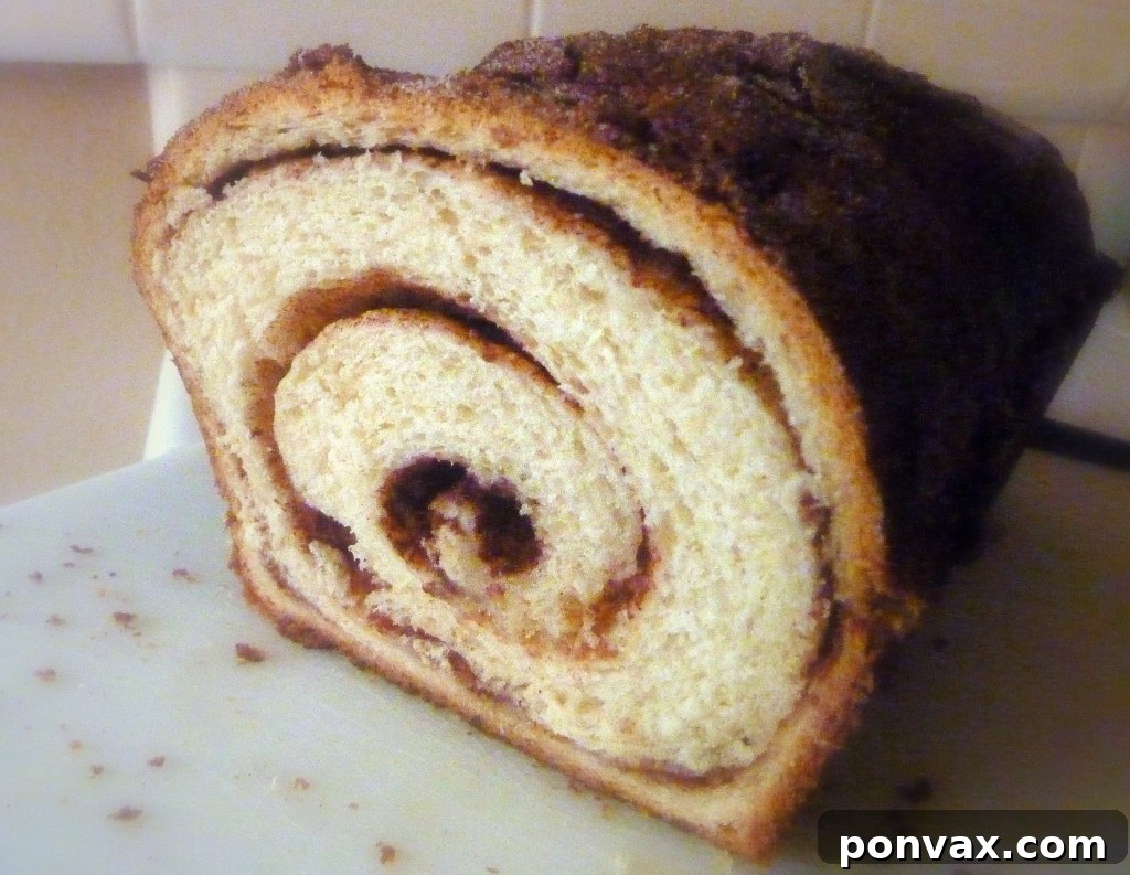 Homemade Cinnamon Swirl Bread Recipe A beautifully baked Cinnamon Swirl Bread, soft yeast bread with cinnamon and sugar swirls, perfect for French toast or toast.