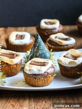 S'mores Brownie Cups recipe image