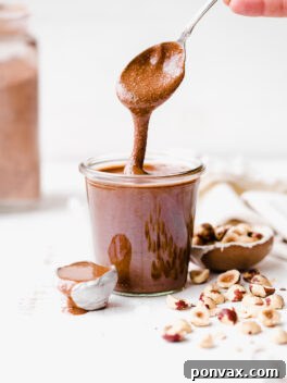 Homemade Vegan Chocolate Hazelnut Butter