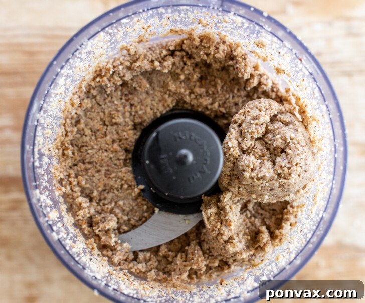 Hazelnut butter becoming smoother