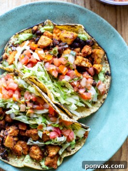 Tofu Tacos with Black Beans