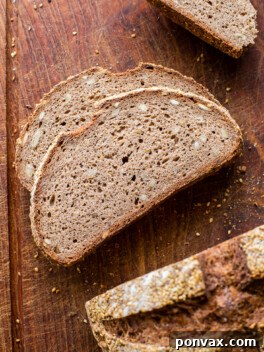 Gluten-Free Rye Bread, a delicious and authentic-tasting alternative for those avoiding gluten.