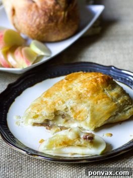 Brown Sugar Apple Baked Brie