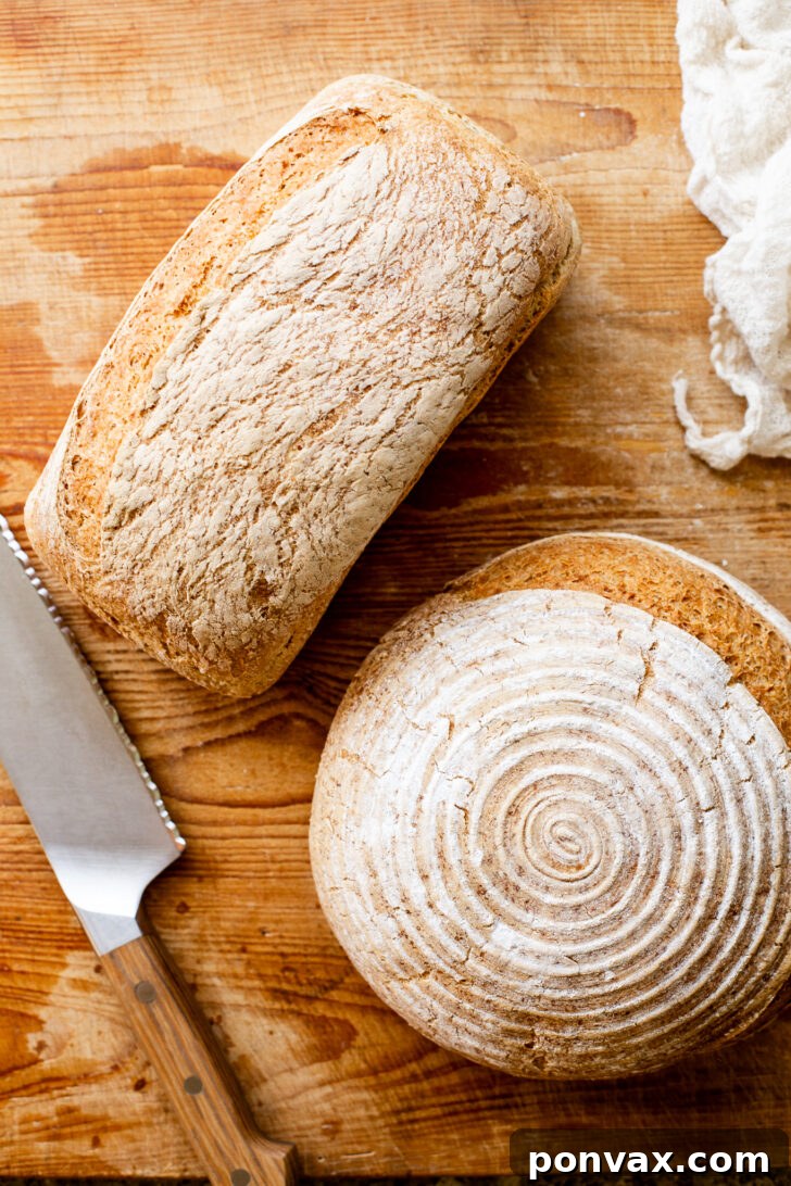 Sliced gluten-free yogurt bread, displaying its soft, open crumb texture and ready for serving.