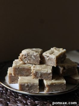 Banana Nut Bars with Brown Sugar Frosting