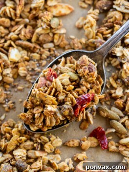 Savory Granola with Tahini