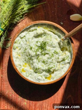 Easy Vegan Tzatziki Sauce