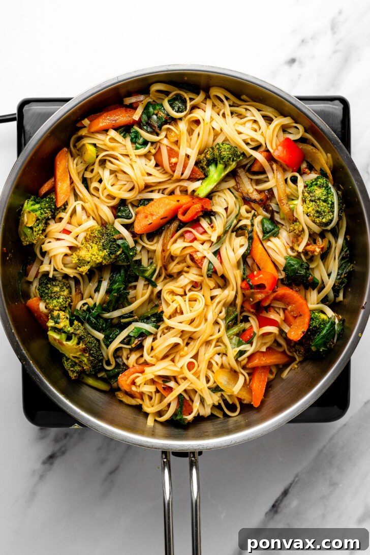 Zesty Lime Ponzu Noodle Stir-Fry 11 Step 6: Finishing with fresh lime juice