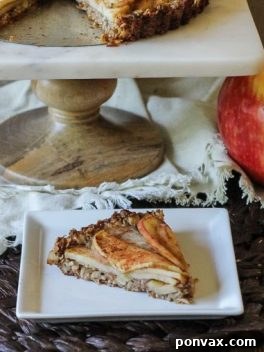 Gluten-Free Vegan Rustic Spiced Apple Tart 6 Spiced Apple Tart with an oatmeal-almond crust, gluten-free and vegan.