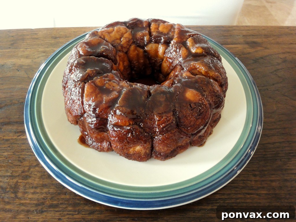 This is a recipe for a super easy Monkey Bread that uses only 4 ingredients! You'll love the simplicity of this sweet, simple breakfast treat.