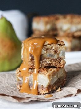 Brown Butter Pear Bars recipe image