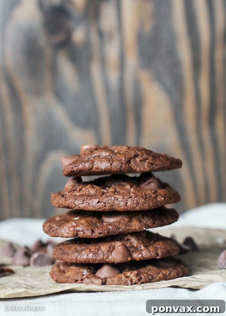 Malted Chocolate Crunch Cookies 5 These Chocolate Malt Ball Cookies are dense chocolate fudge cookies packed with malted milk powder, chocolate chips, and malt balls. These quick and easy treats will fly off the cookie plate!