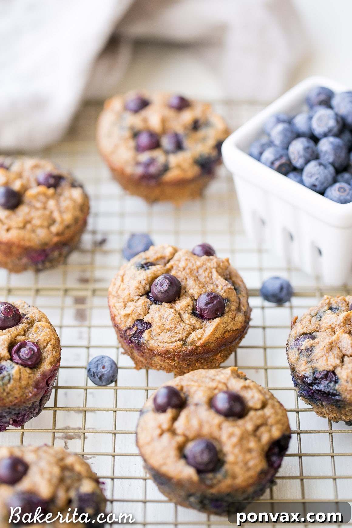 Gluten-Free Banana Blueberry Bliss 2 Delicious and healthy Gluten-Free Banana Blueberry Muffins, perfect for breakfast or a quick snack. Made with coconut flour and naturally sweetened.