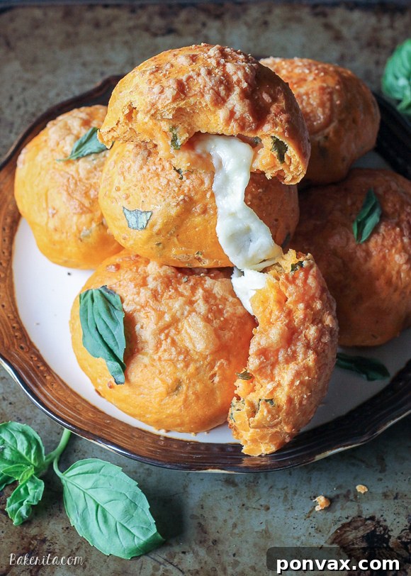 These homemade Cheesy Tomato Basil Rolls are bursting with vibrant tomato flavor and fresh basil, complemented by a gooey mozzarella cheese center and a golden Parmesan crust. Ideal for snacking or alongside your favorite soup.