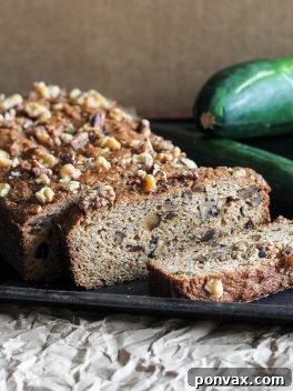 Paleo Zucchini Bread, a delicious gluten-free and grain-free quick bread.