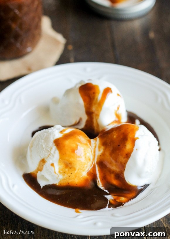 Creamy Paleo Caramel Indulgence 6 A delectable spread of various desserts, each beautifully adorned with a generous drizzle of Paleo Caramel Sauce, showcasing its versatility.