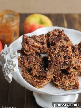 The ultimate Caramel Apple Crumb Bars recipe, perfect for gluten-free, refined sugar-free, and vegan diets.