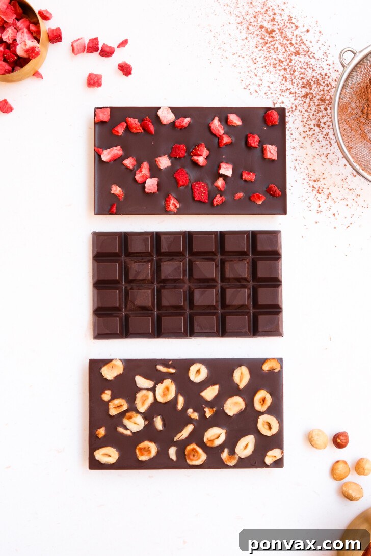 Hand pouring melted chocolate into a mold.