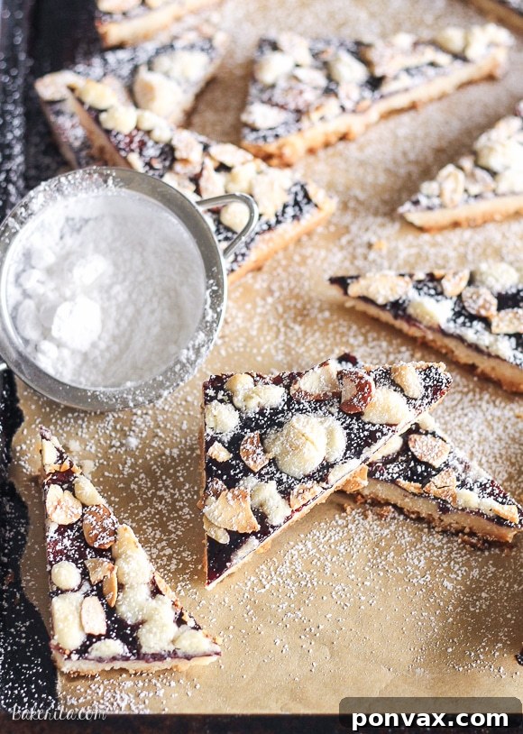 Jammy Shortbread Cookies 2 Delicious Jam Shortbread made with only four ingredients, perfect for holiday platters or gifting.