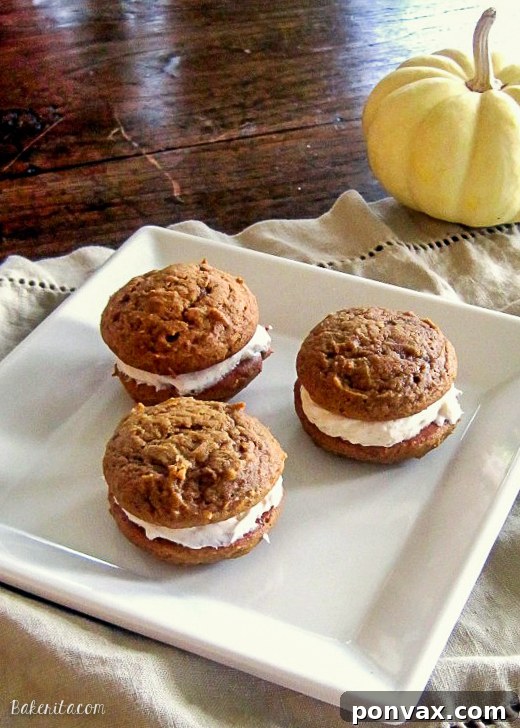 Irresistible Pumpkin Spice Whoopie Pies with Cinnamon Cream Cheese Frosting - The Best Fall Dessert Recipe